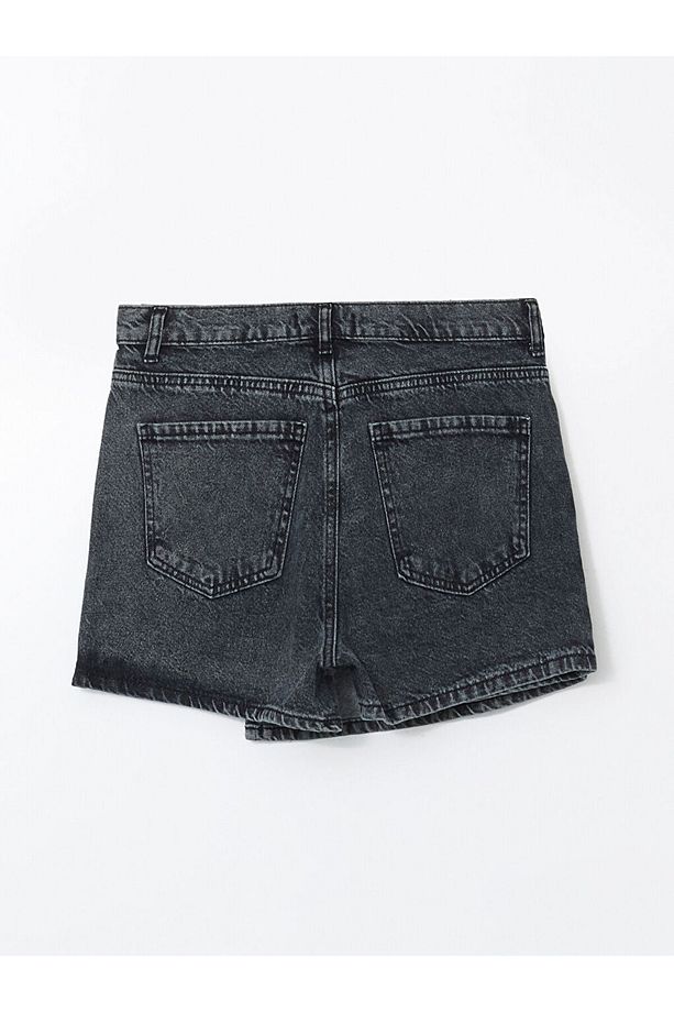 LCW Jeans Standart Fit Kadın Jean Şort Etek - 2