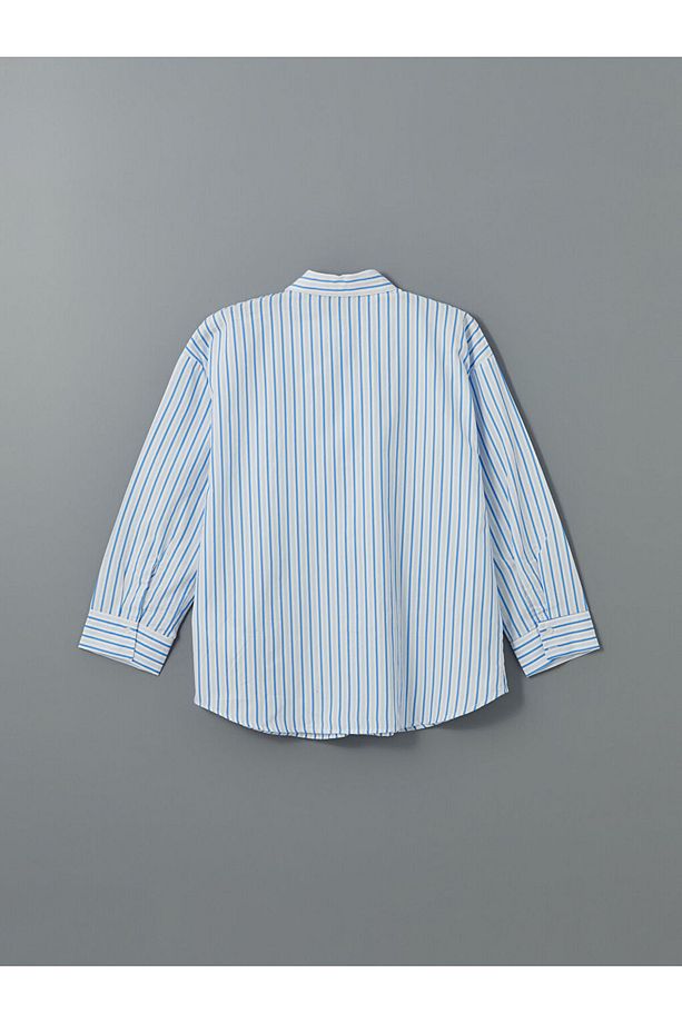 LCW Modest Taşlı Oversize Kadın Gömlek Tunik - 6