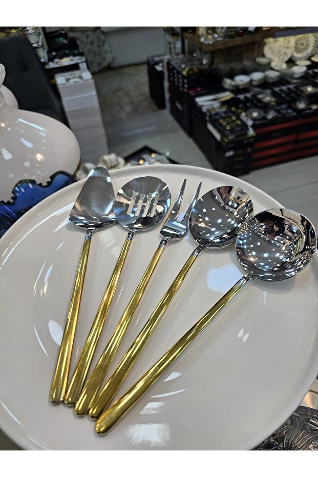 5 Parça Lüks Servis Seti - 1