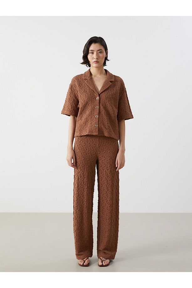 LCW Loose Fit Dokulu Kadın Gömlek - 2
