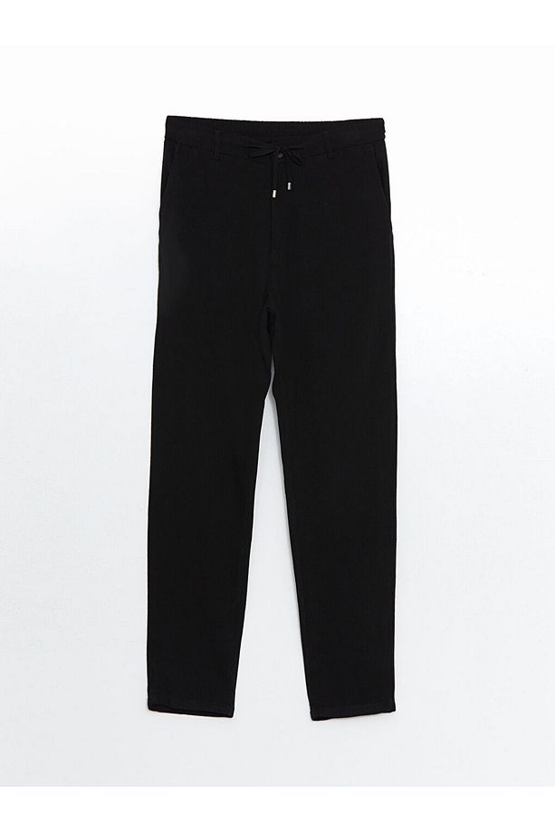 LCW Vision Siyah Standart Kalıp Erkek Pantolon - 5