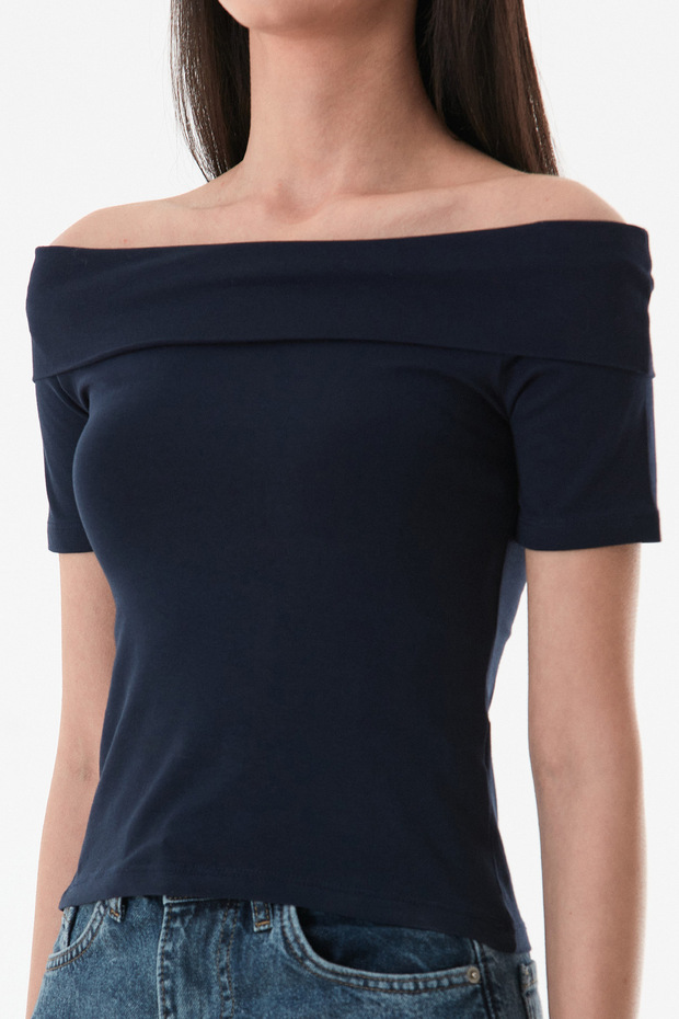 Basic Madonna Yaka Bluz - 7