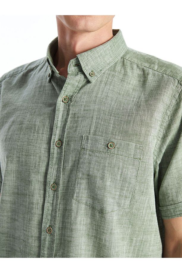 LCWAIKIKI Classic Regular Fit Keten Erkek Gömlek - 3