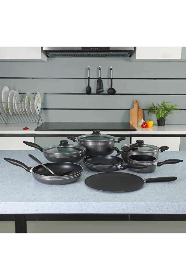 Non-Stick Cookware Set, 12 Pcs