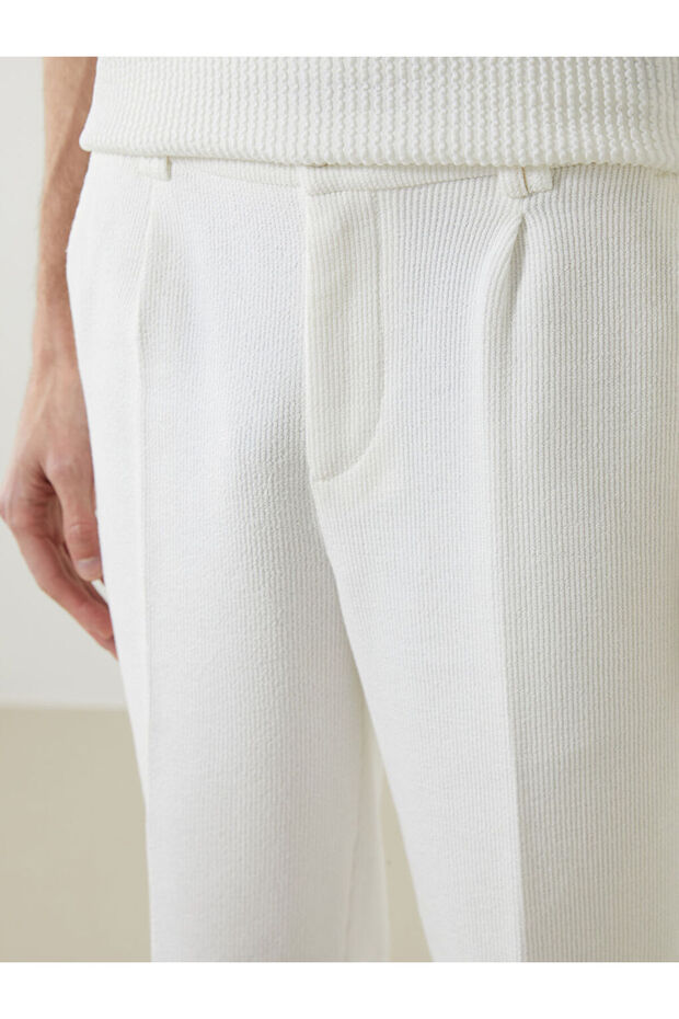 LCW Vision Ekru Standart Kalıp Erkek Pantolon - 5