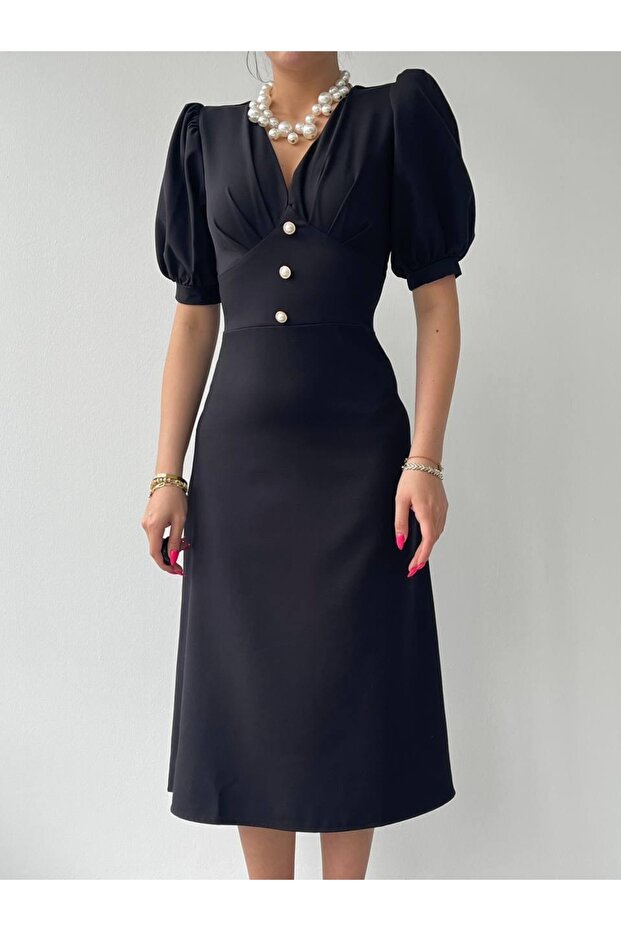 Linda Midi Elbise - 2