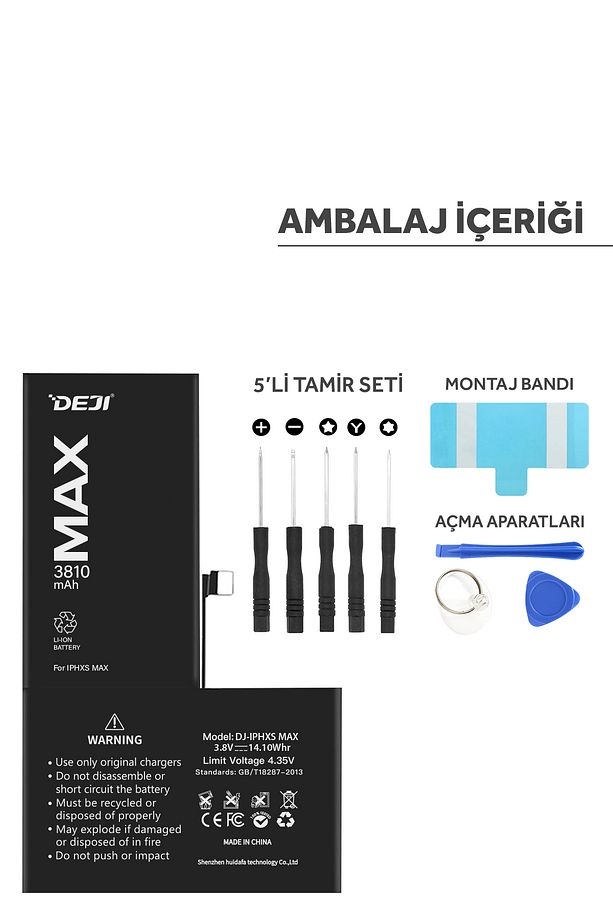 Iphone Xs Max Batarya 3810 Mah Mucize Batarya - 5