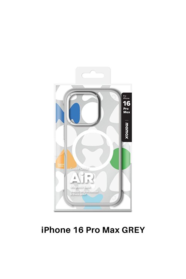 AiR CaseForm Magnetic Case iPhone 16 Pro Max (Light Grey) - 3
