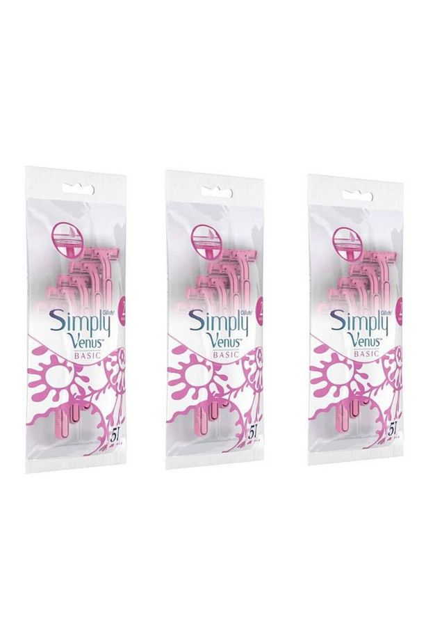 Gillette Simply Venus 2 Basic 3'lü 5 Adet - 1