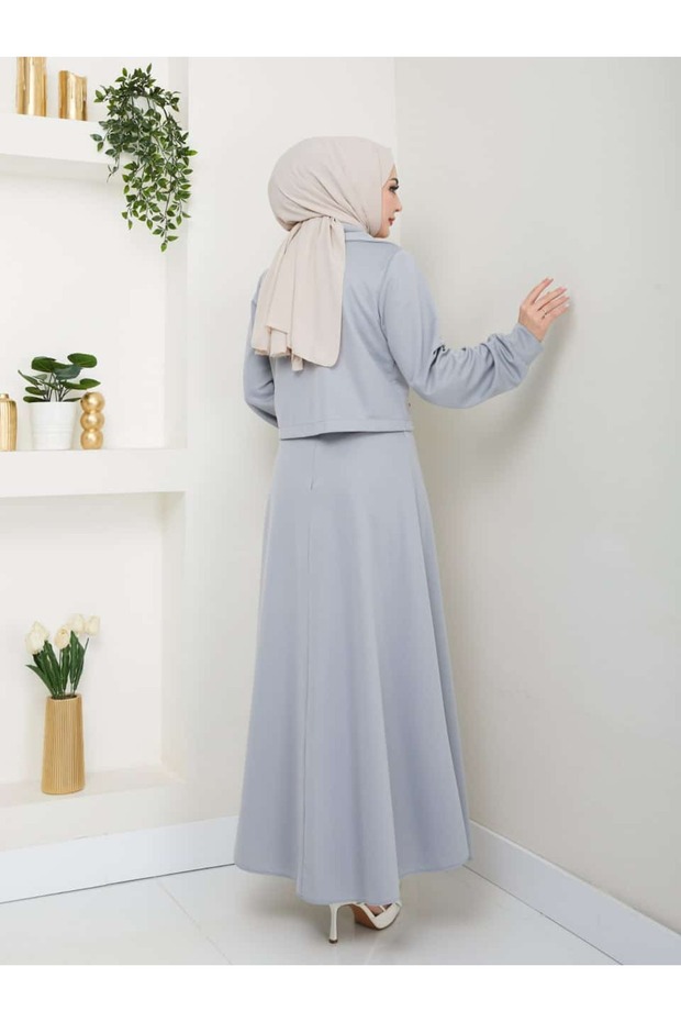 مجموعة تنورة سترة السائق - 6