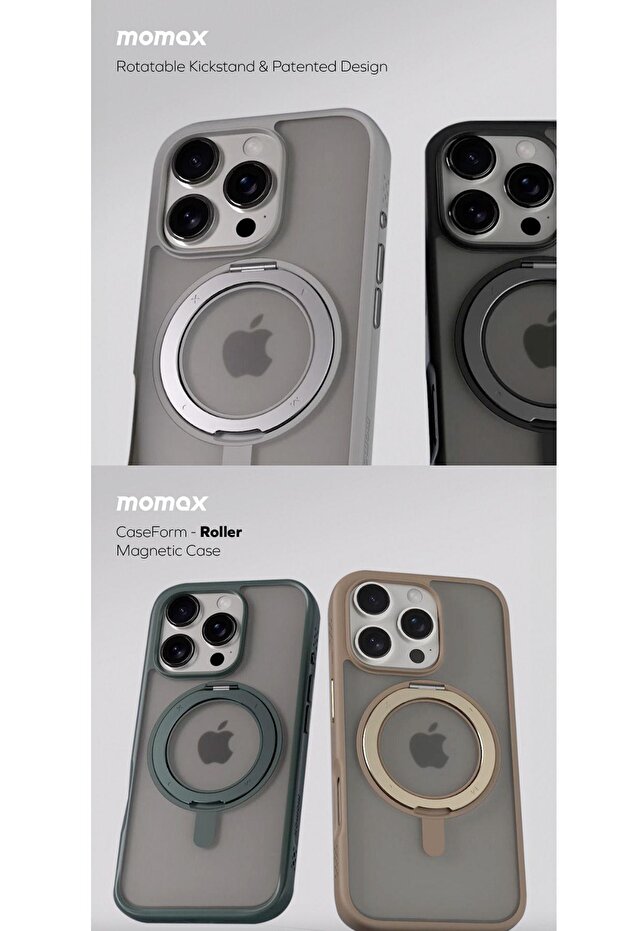 Roller CaseForm Magnetic Case iPhone 16 Pro Max (Light Grey) - 5