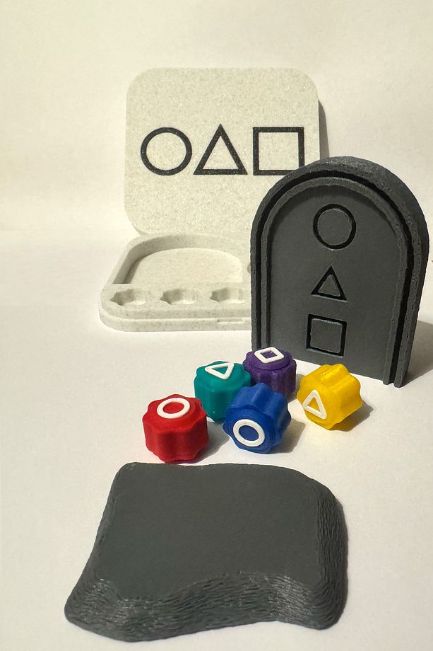 Squid Game Kumlu 5 Taş ( Beş Taş ) Gonggi Kalamar Ve Uçan Taş Devirme Flying Stone Kutulu Set - 2