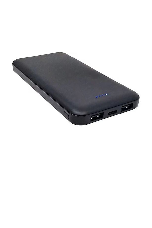 DCA0013-B 10000 mAh Slim Taşınabilir Powerbank  , 2xUSB Çıkış ,  Kompakt Tasarım ,Siyah - 3