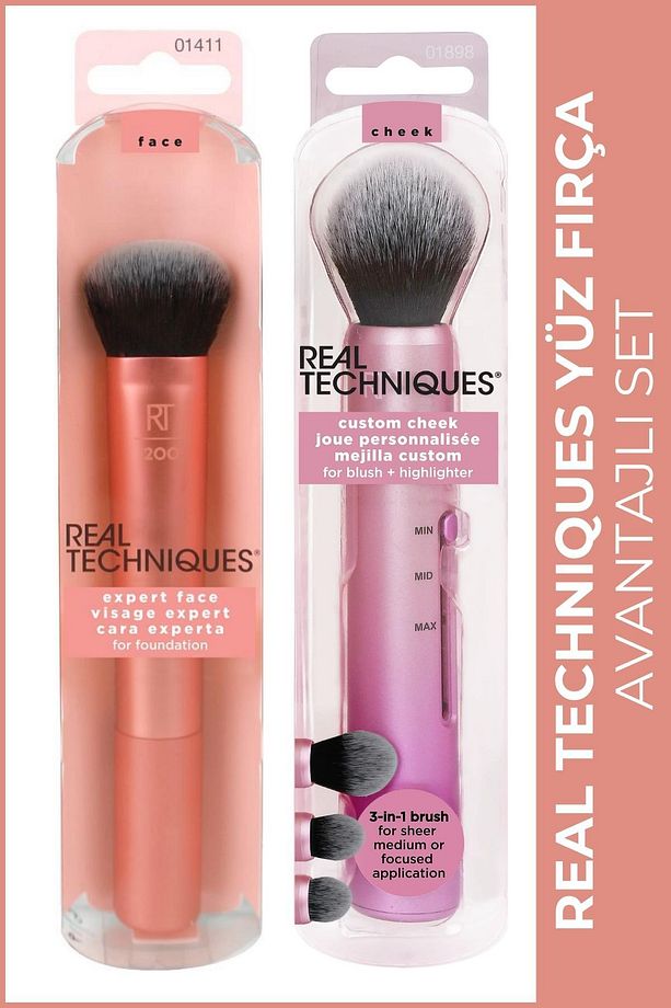 Expert Yüz Makyaj Fırçası/ Custom Cheek Fırça(2'li Avantajlı Set) - 1