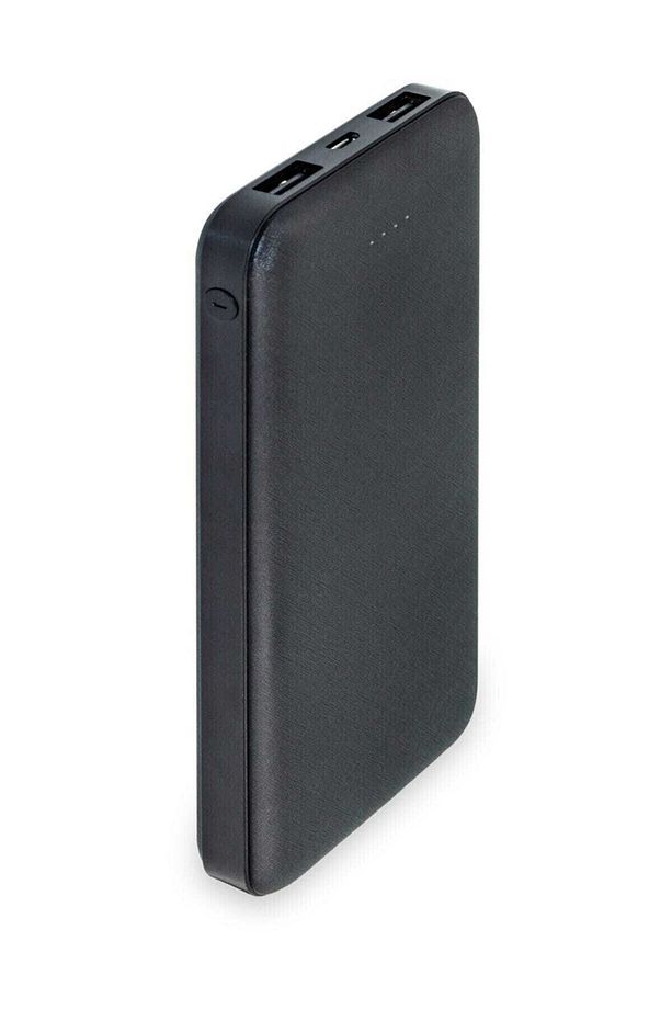 DCA0013-B 10000 mAh Slim Taşınabilir Powerbank  , 2xUSB Çıkış ,  Kompakt Tasarım ,Siyah - 4