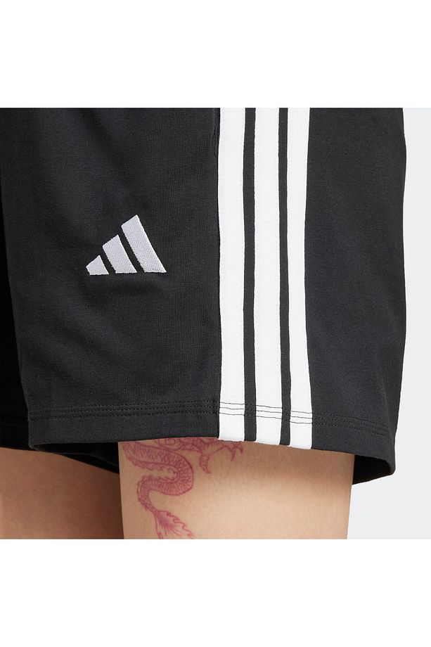 Essentials 3-Stripes Cotton Şort - 5