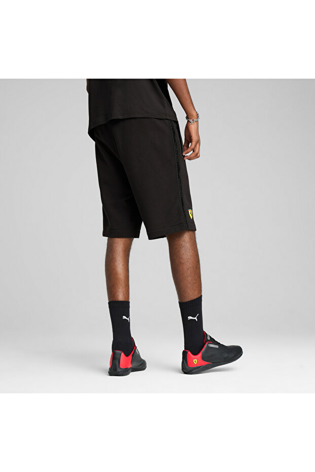 Ferrari Race Sweat Erkek Siyah Şort - 3