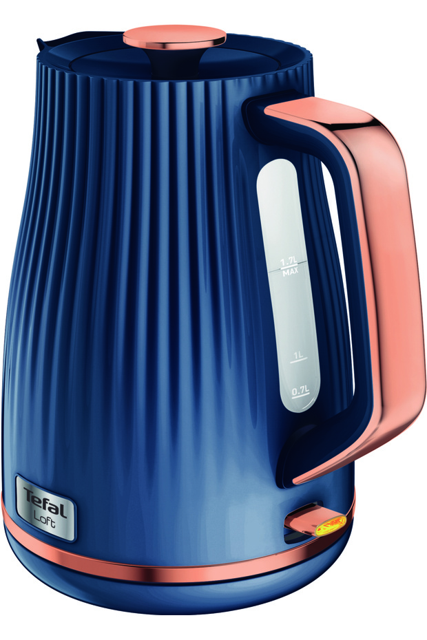 Loft 3000 Watt Su Isıtıcı Kettle - Mavi - 1,7 Litre - 3