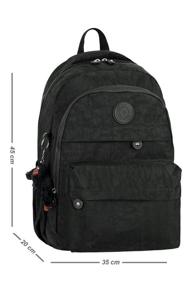 Royalglow Waterproof Crinkle Fabric High School and Middle School Backpack Casual Women's and Men's Bag.