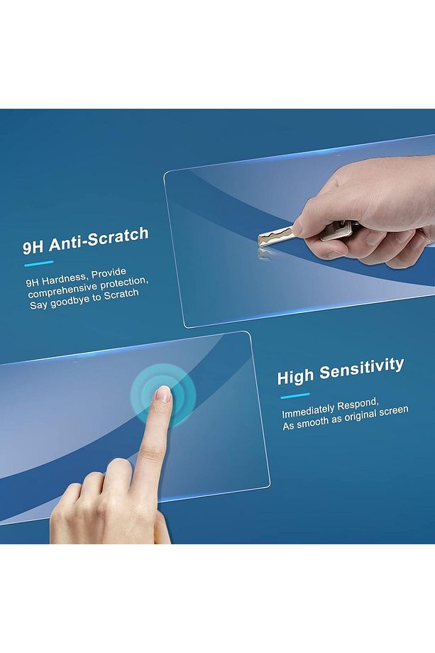 TOGG T10X Tüm Dijital Ekranlar Bütün Set Uyumlu MAT Görünüm Ekran Koruyucu Nano Cam MAT - 2