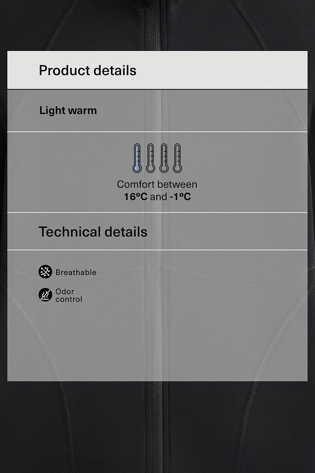 Light warmth running dikişli teknik ceket - 7