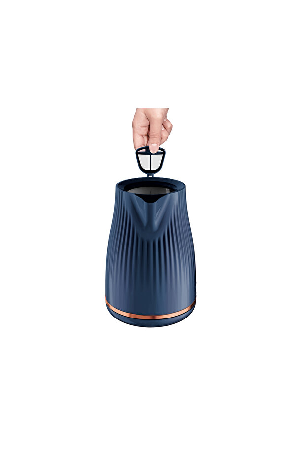 Loft 3000 Watt Su Isıtıcı Kettle - Mavi - 1,7 Litre - 4