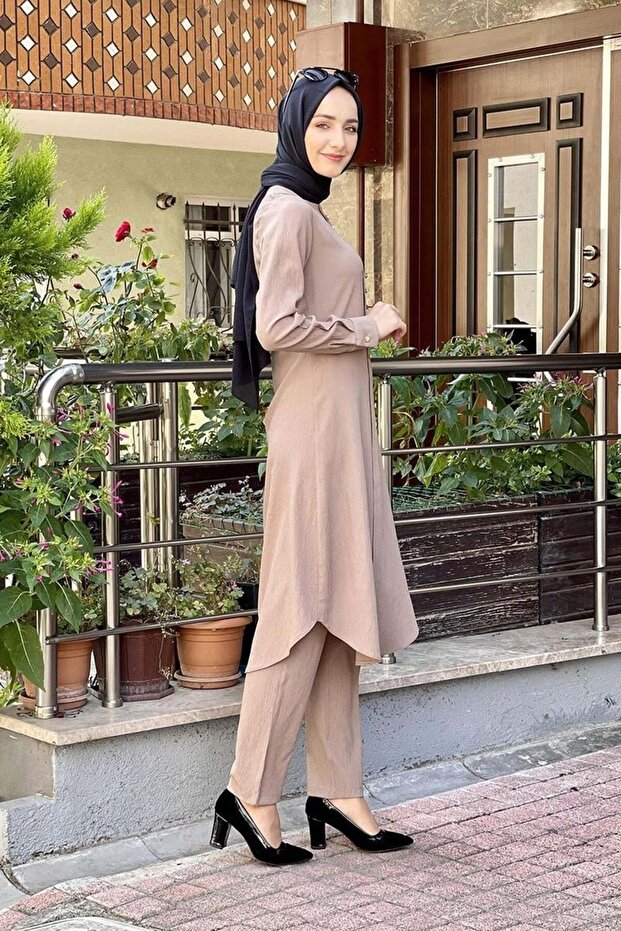 Buttoned Double Set - 3