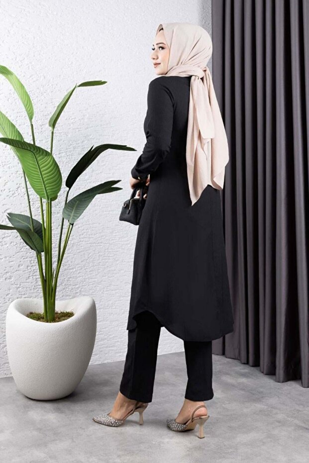 Buttoned Double Set - 3