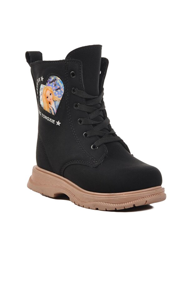 Leonis P Black-Salmon Kids Boots