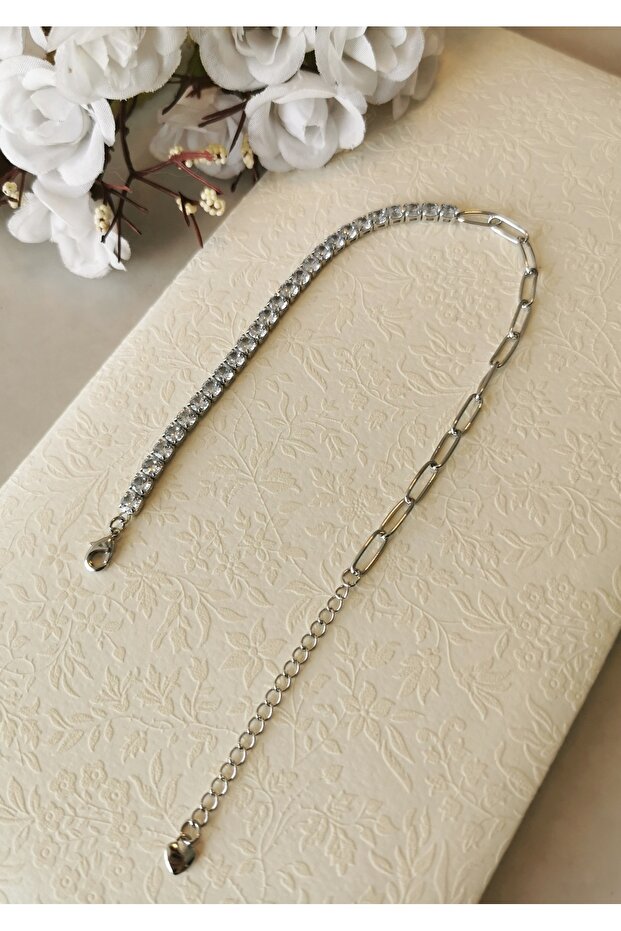 Taşlı Çelik Halhal - 3