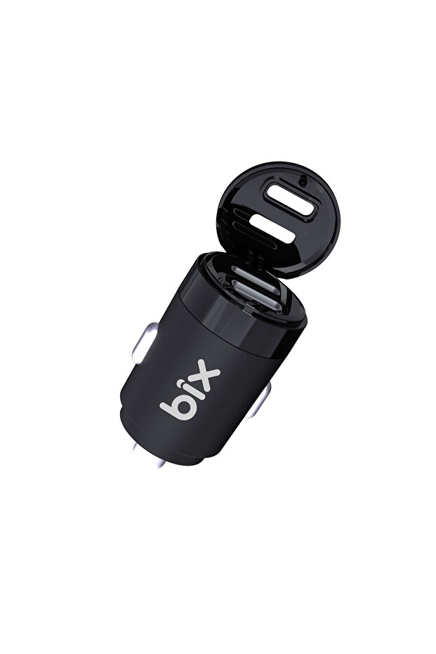 Bxcc65c 65w Çift Portlu Type-c Araç Şarj Aleti İPhone & Android & Notebook Mini Araç İçi Şarj Cihazı - 3