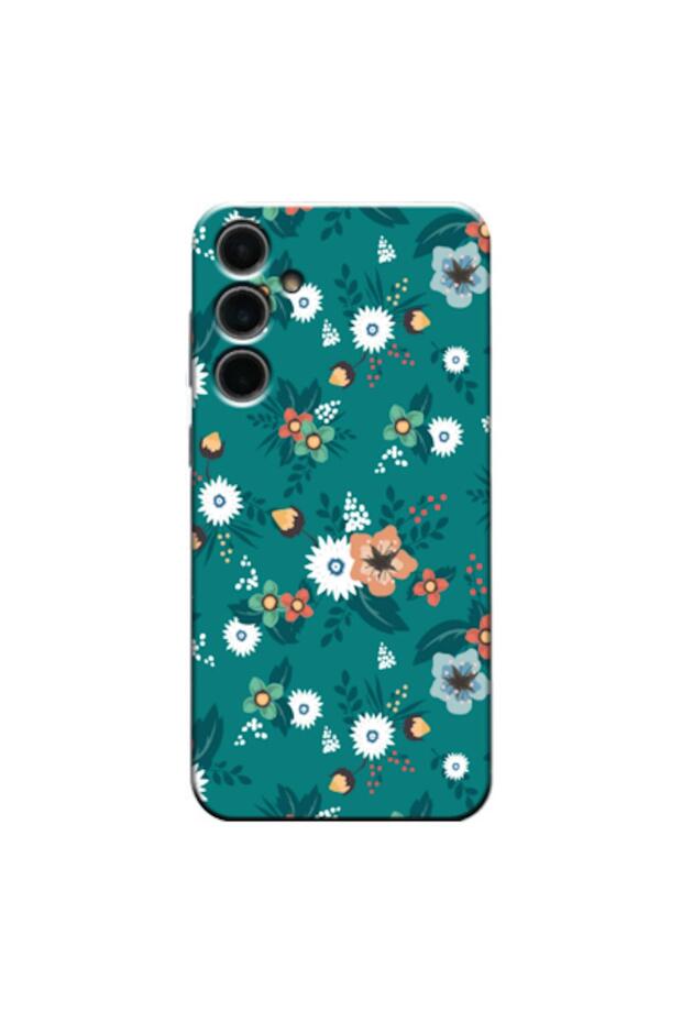 Samsung Galaxy S23 Compatible Case Spring Flowers 2 Silicone Case (Printed)