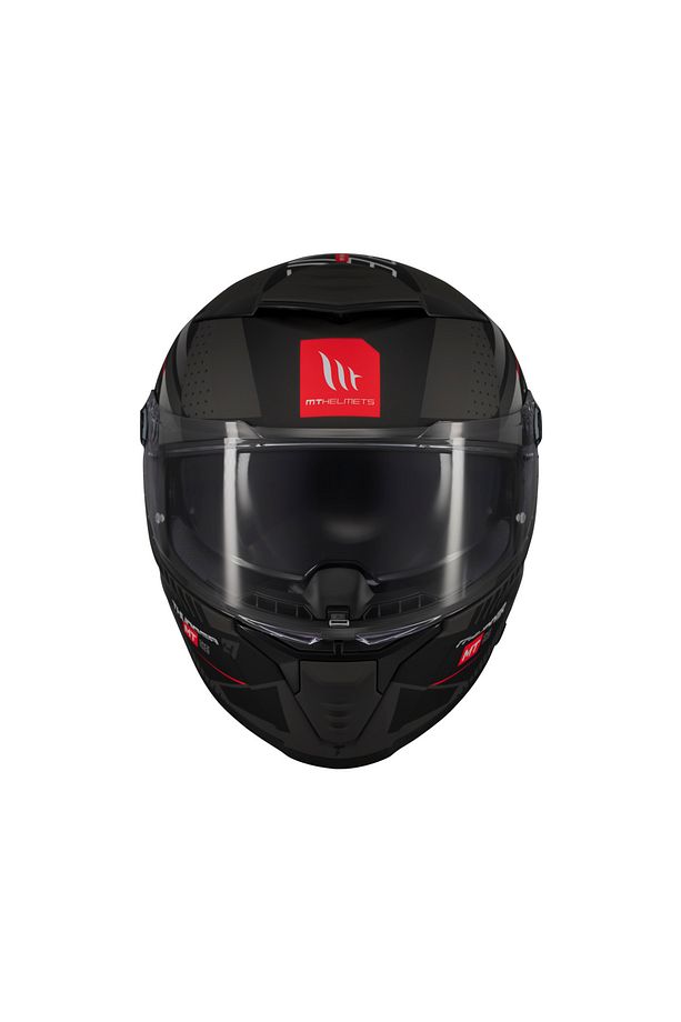 KASK MT THUNDER 4 SV LUMİNENCE D1 MAT GRİ/SİYAH - 5