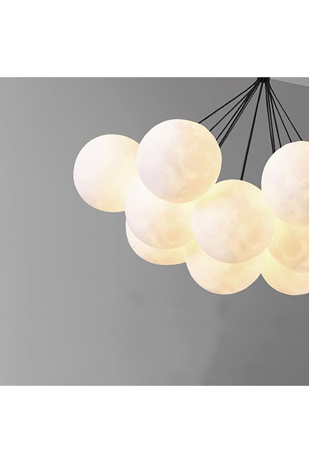 Moonlight Model Modern Özel Tasarım Sarkıt Dolunay Avize - 3