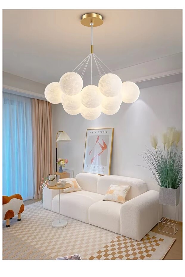 Moonlight Model Modern Özel Tasarım Sarkıt Dolunay Avize - 1