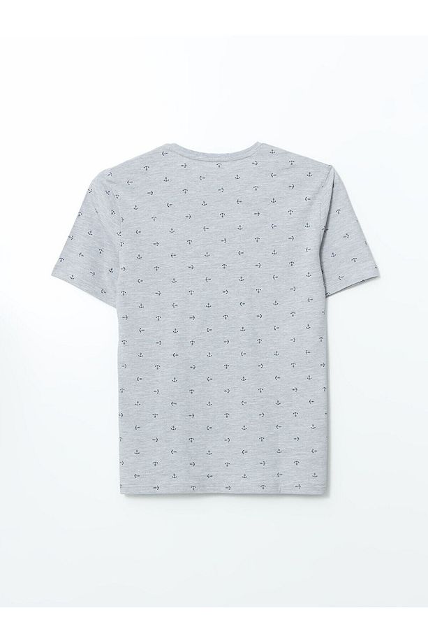 Standart Kalıp Erkek Şortlu Pijama Takımı - 4