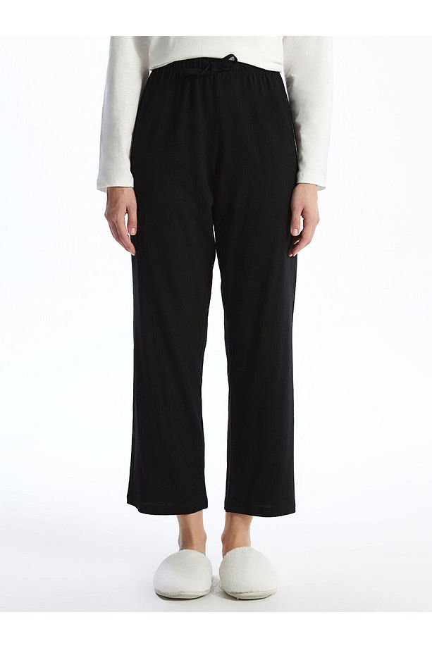 Beli Lastikli Kadın Pijama Alt - 2