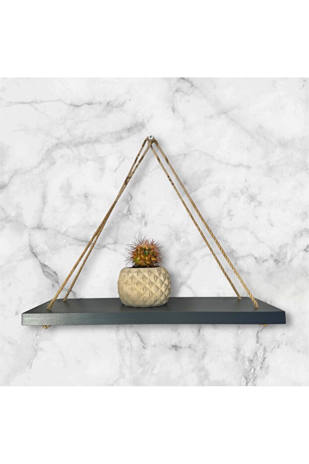 Halatlı Duvar Rafı - 2