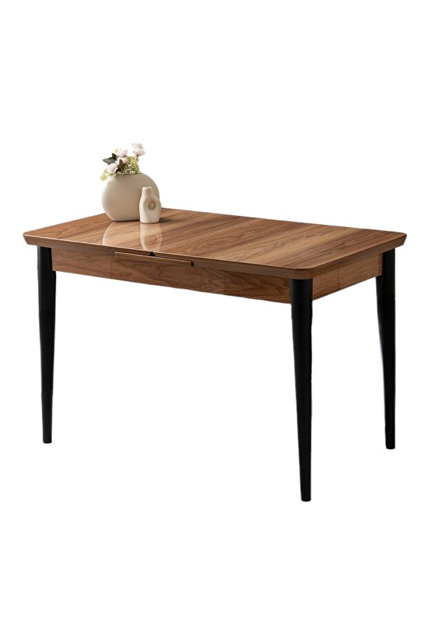 Kelebek Tekno Hazar Desen Highgloss Açılır 120X70 Masa (Açılımış Ölçüsü 150X70) - 1