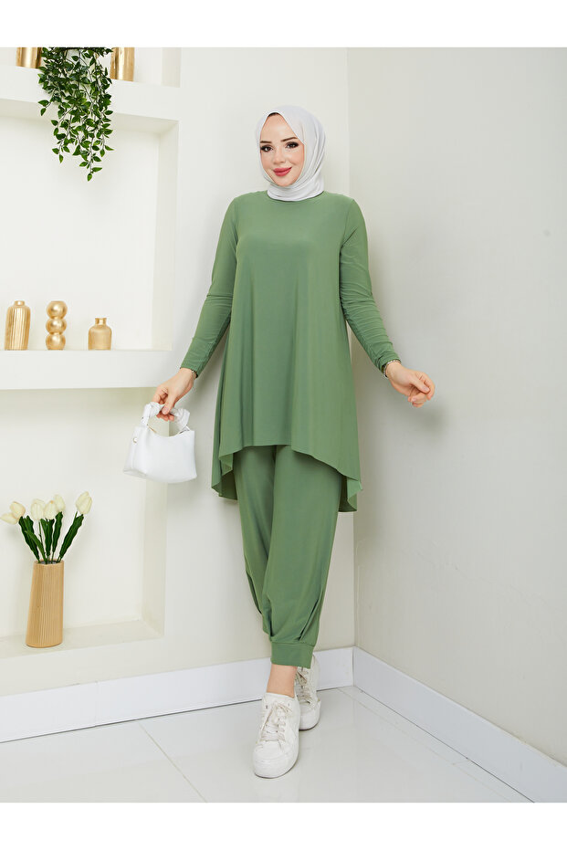 My Sandy Shalwar Detailed Trouser Suit with Its Most Beautiful Colors