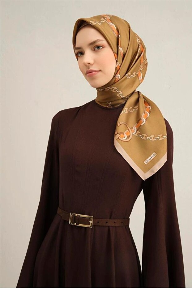 Armi̇ne Twill Silk Scarf 2025 Summer Season 9346D02-39
