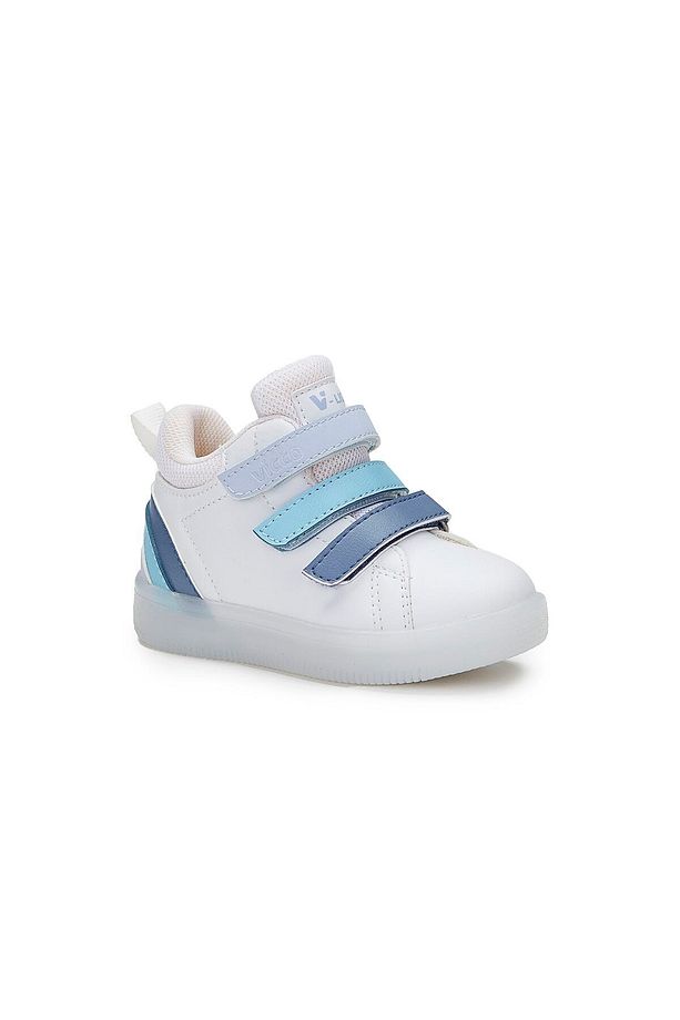 Rainbow Işıklı Ortopedik Çocuk Boğazlı Spor Ayakkabı Mavi bot-&-bootie - 1