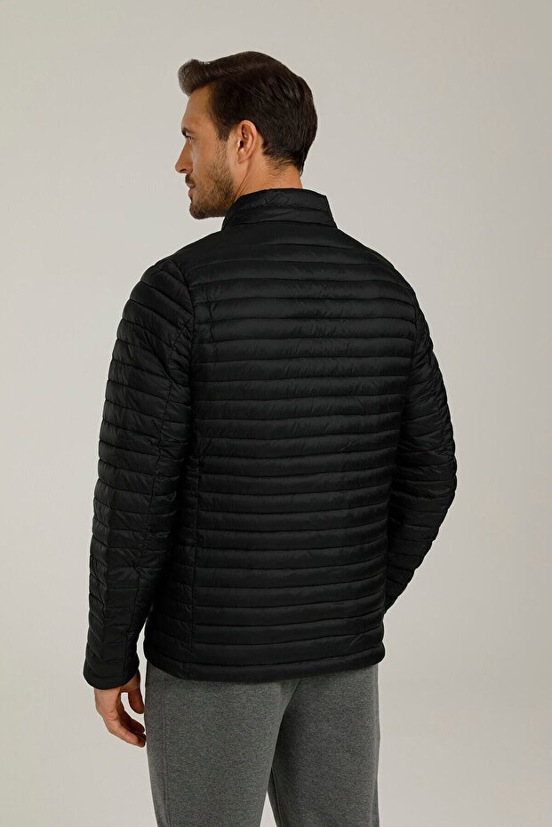 Sn21 Perry Coat 1pr Siyah Erkek Mont Mont - 2
