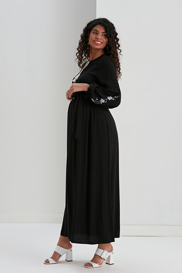 ROCHIE LUNGĂ DE MATERNITATE BUMBAC - 2