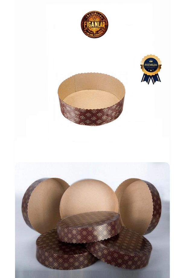 1. Kalite Yuvarlak Kek Kalıbı 17*5,5 Cm 1 Adet - 5