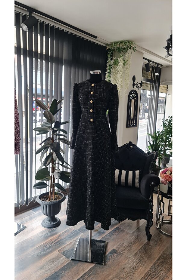 Tüvit Kumaş elbise - 2