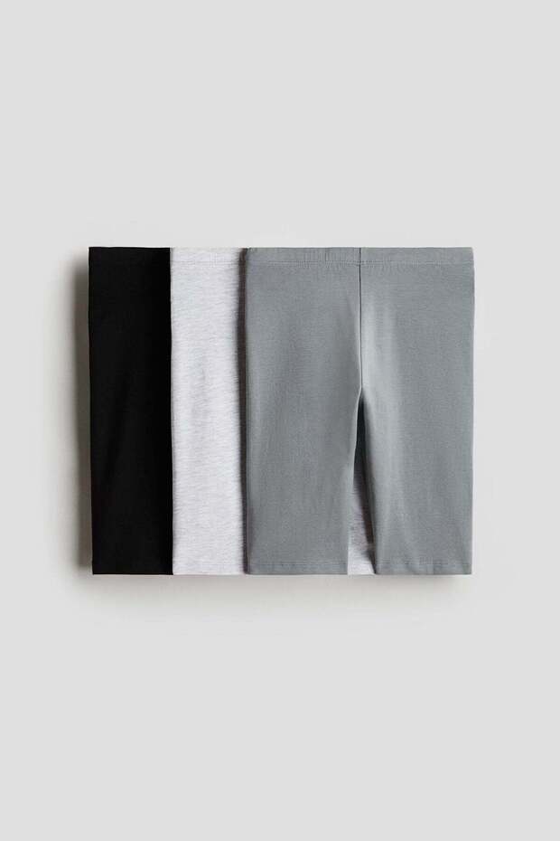 3-pack jersey cycling shorts