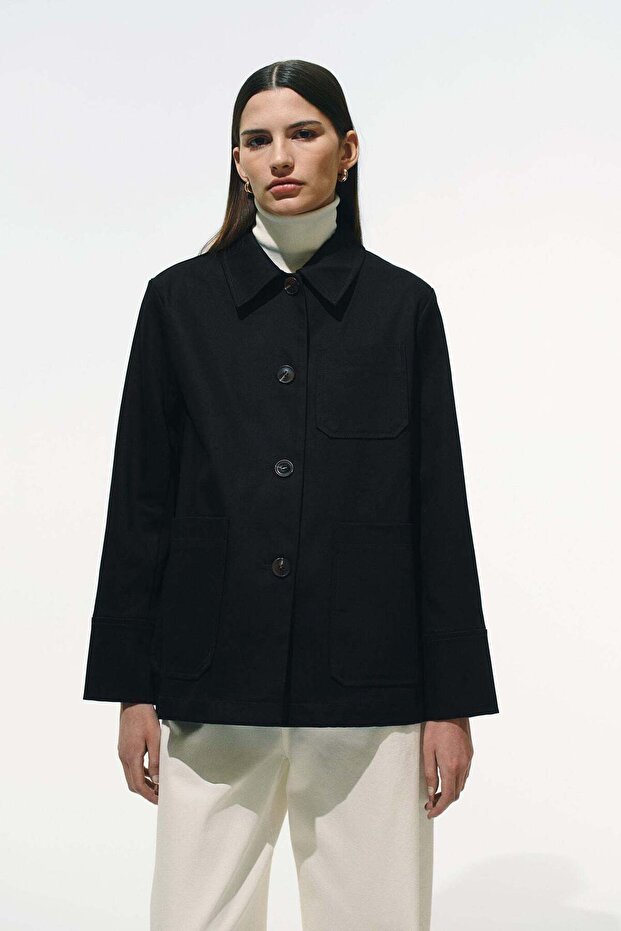 سترة بتفاصيل الجيب - 1