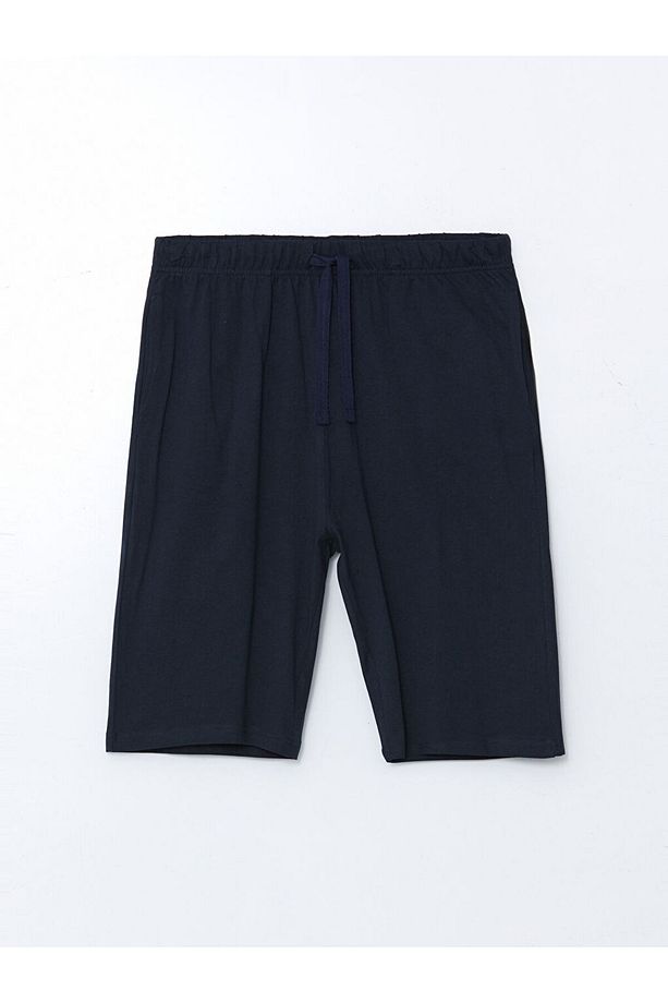LCW Standart Kalıp Erkek Şortlu Pijama Takımı - 4