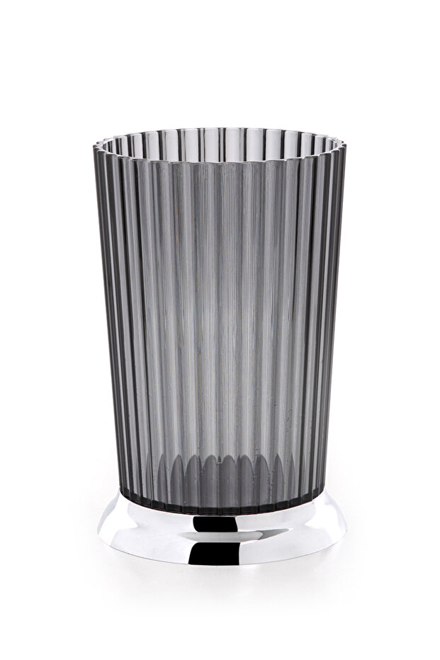 طقم حمام أسود شفاف - 6